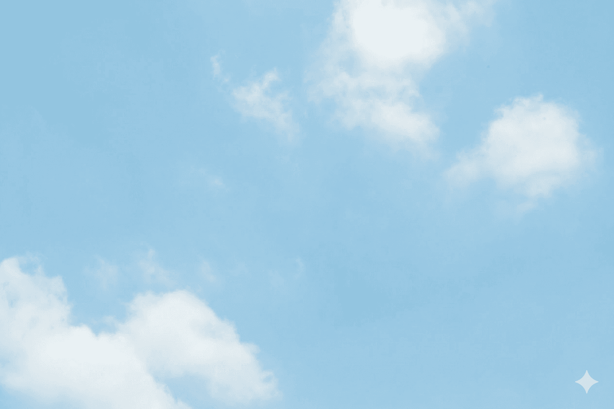 Open sky with clouds